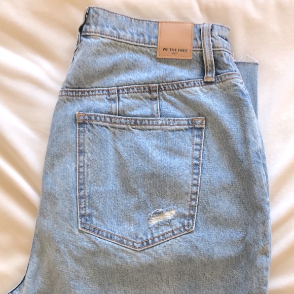 Free People Curvy Mom Jeans Size 32 